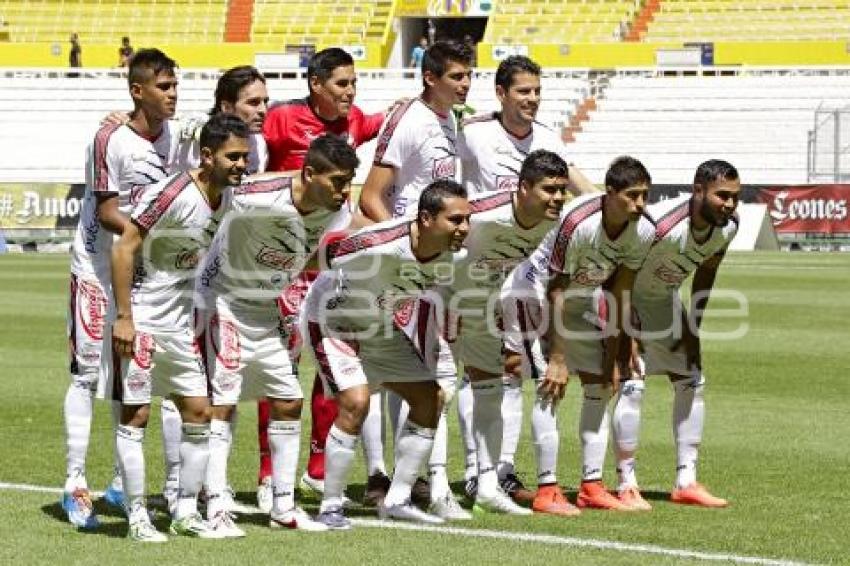 FUTBOL . LEONES NEGROS VS LOBOS BUAP