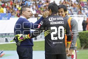 FUTBOL . LEONES NEGROS VS LOBOS BUAP