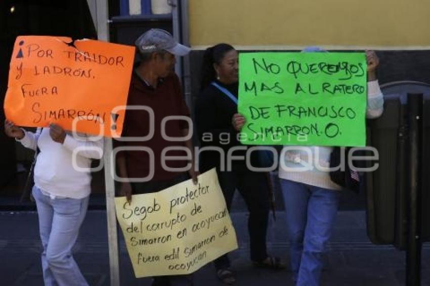 MANIFESTACIÓN SANTA CLARA OCOYUCAN