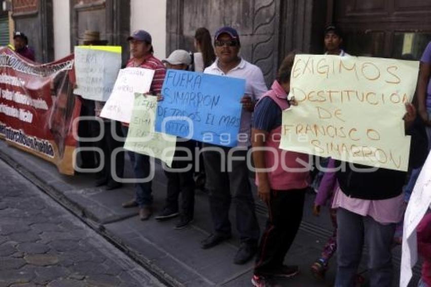 MANIFESTACIÓN SANTA CLARA OCOYUCAN