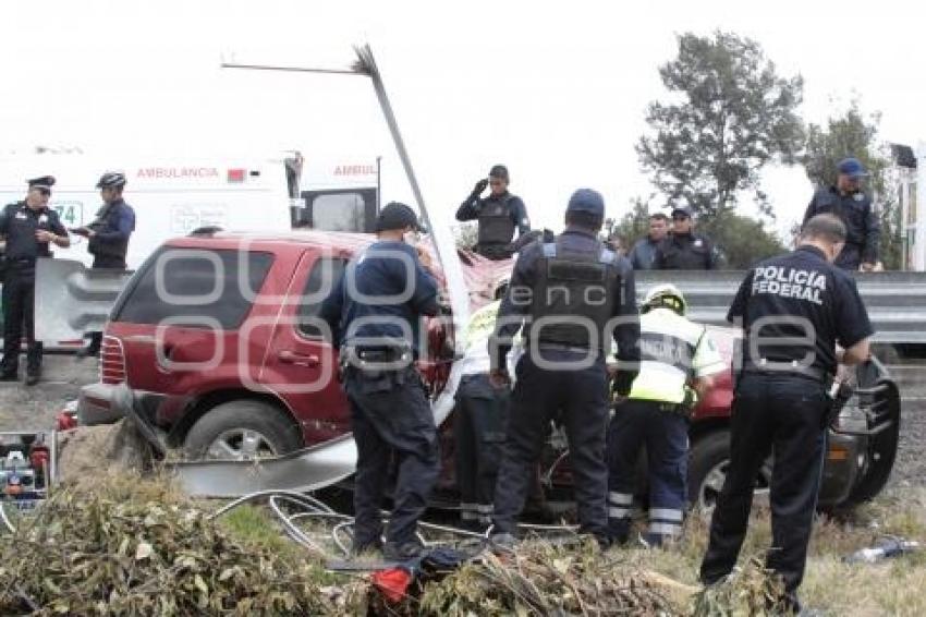 ACCIDENTE AUTOPISTA . TEXMELUCAN