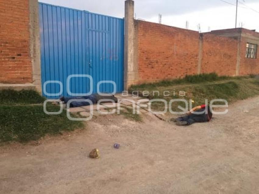 EJECUTAN A DOS EN CHOLULA