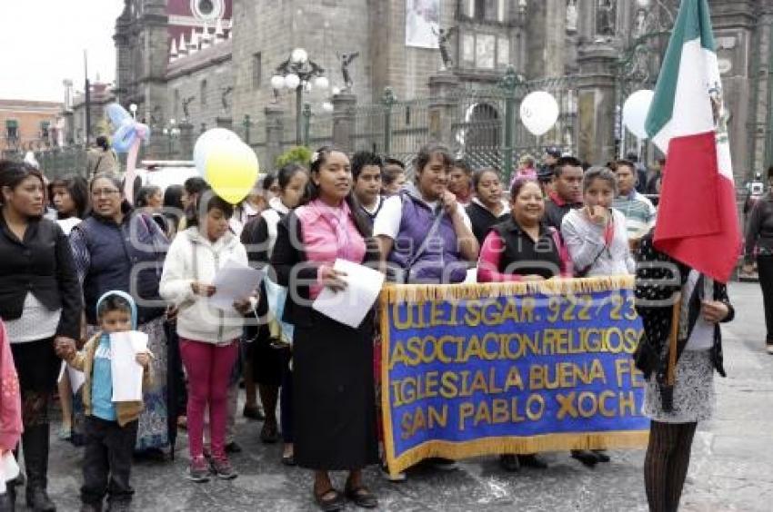 EVANGÉLICOS FESTEJAN A BENITO JUÁREZ