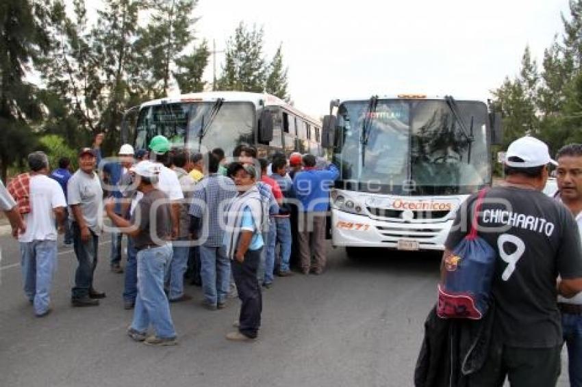 MANIFESTACION CAÑEROS . TEHUACAN