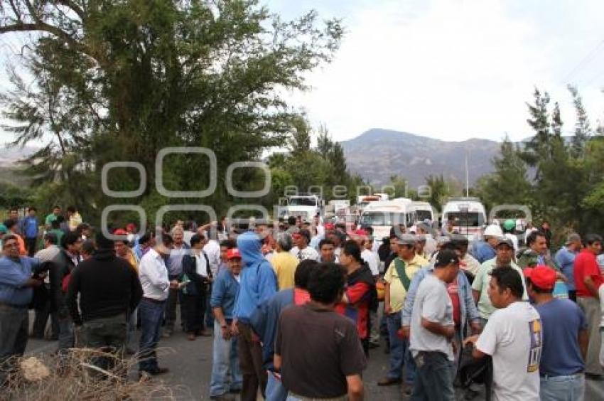 MANIFESTACION CAÑEROS . TEHUACAN