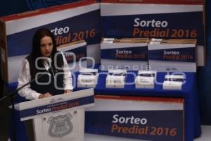 SORTEO PREDIAL