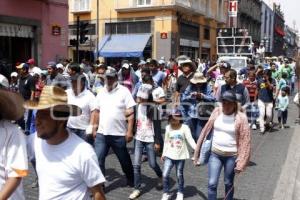 MANIFESTACIÓN COMERCIANTES SAN MARTÍN TEXMELUCAN