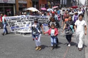 MANIFESTACIÓN COMERCIANTES SAN MARTÍN TEXMELUCAN