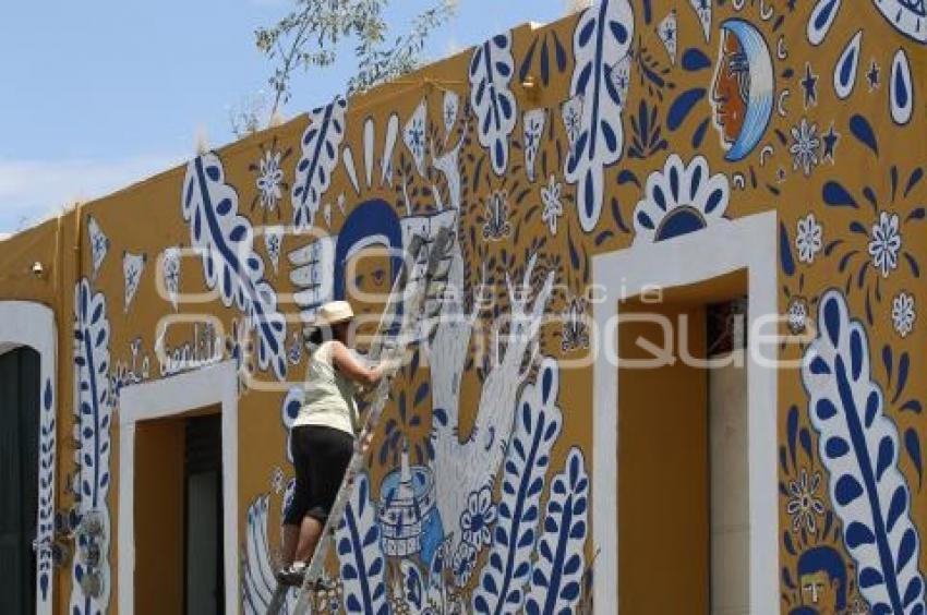 CIUDAD MURAL . BARRIO DE XANENETLA