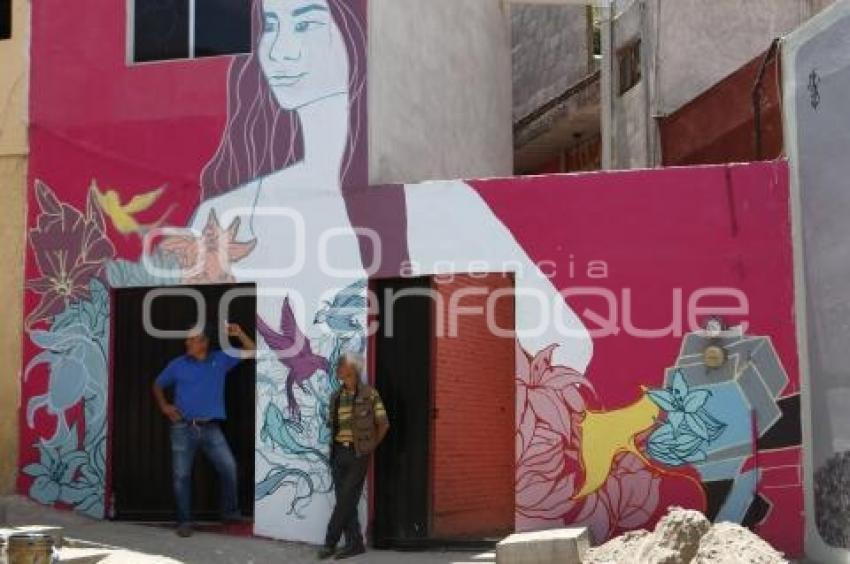 CIUDAD MURAL . BARRIO DE XANENETLA
