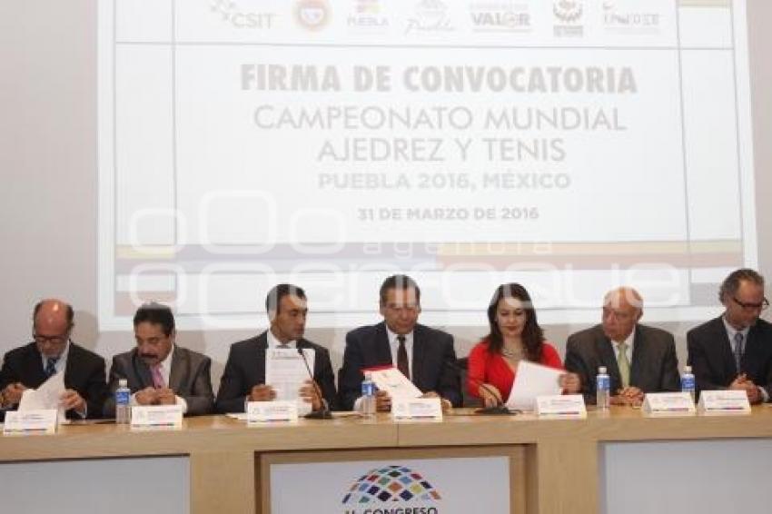 CAMPEONATO MUNDIAL DE AJEDREZ Y TENIS