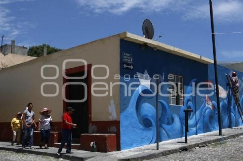 CIUDAD MURAL . BARRIO DE XANENETLA
