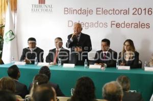 BLINDAJE ELECTORAL PARA DELEGADOS FEDERALES