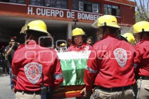 SEPELIO BOMBERO . TEHUACÁN