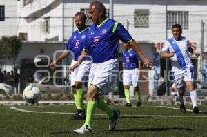 FUTBOL VETERANOS . PUEBLA FC VS CRUZ AZUL