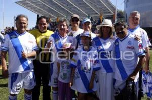 FUTBOL VETERANOS . PUEBLA FC VS CRUZ AZUL