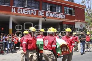 SEPELIO BOMBERO . TEHUACÁN