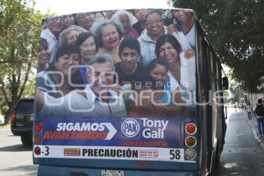 ELECCIONES . PUBLICIDAD ANTONIO GALI