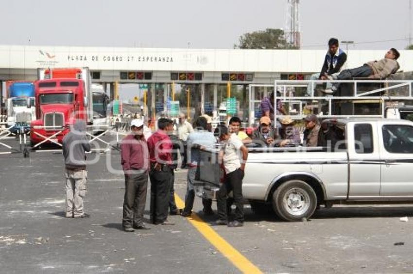 BLOQUEO . CASETA DE ESPERANZA