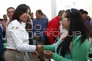 ELECCIONES . BLANCA ALCALÁ . REUNIÓN PETROLEROS