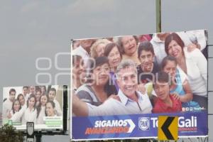 ELECCIONES . PUBLICIDAD CANDIDATOS