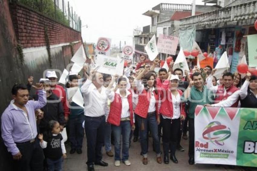 ELECCIONES . BLANCA ALCALÁ . HUEYTAMALCO