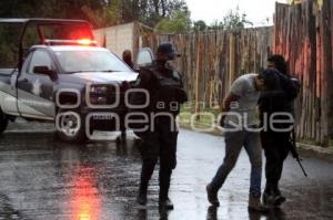 SAN MARTIN TEXMELUCAN. OPERATIVO ROBO DE COMBUSTIBLE