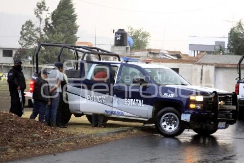 SAN MARTIN TEXMELUCAN. OPERATIVO ROBO DE COMBUSTIBLE