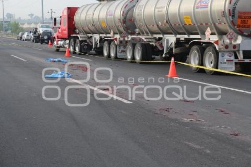 ATROPELLADO AUTOPISTA MÉXICO-PUEBLA