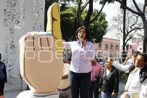 ELECCIONES . ROXANA LUNA . ZÓCALO