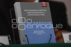 TRIBUNAL ELECTORAL . PRESENTACIÓN LIBRO