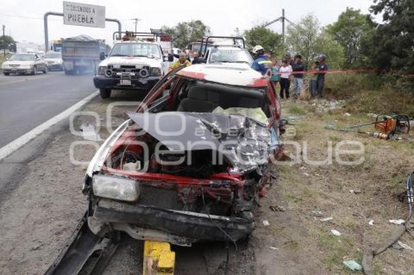 ACCIDENTE CARRETERA FEDERAL A TLAXCALA