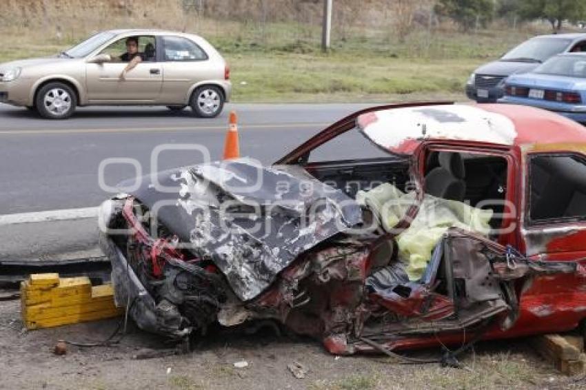 ACCIDENTE CARRETERA FEDERAL A TLAXCALA