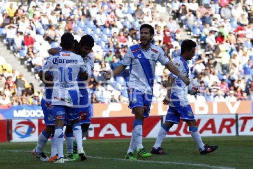 FÚTBOL . PUEBLA FC VS JAGUARES