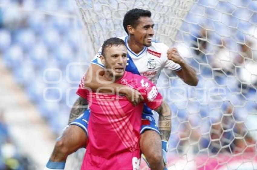 FÚTBOL . PUEBLA FC VS JAGUARES