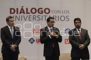 UNIVERSIDAD. DIALOGO CON LOS CANDIDATOS