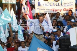 ELECCIONES . ANTONIO GALI EN CHOLULA