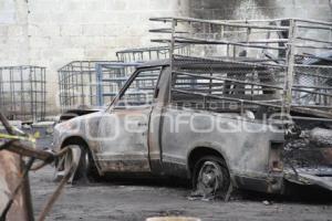 INCENDIO BODEGA CLANDESTINA