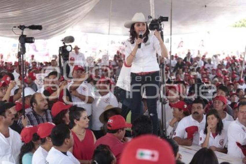 ELECCIONES . BLANCA ALCALÁ . HUIXCOLOTLA