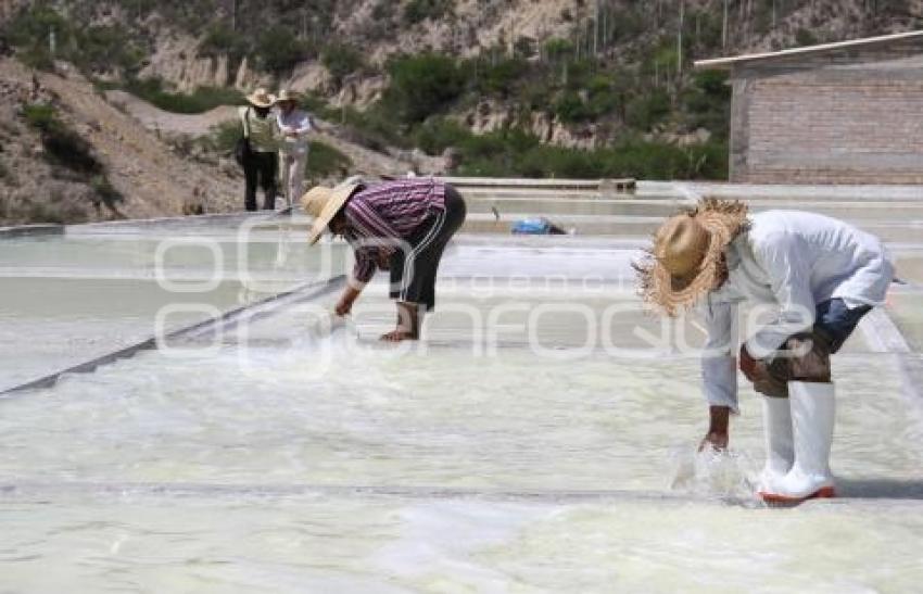 PRODUCCIÓN DE SAL . ZAPOTITLÁN SALINAS