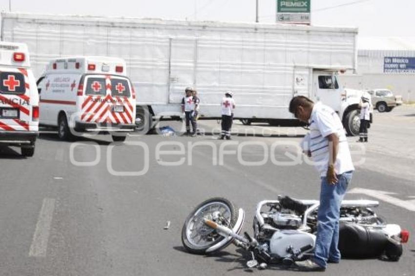 NOTA ROJA . MUERE MOTOCICLISTA