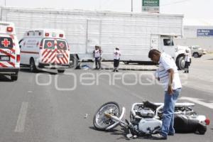 NOTA ROJA . MUERE MOTOCICLISTA