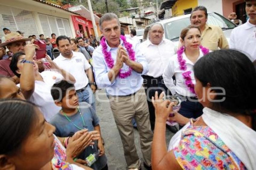 ELECCIONES . TONY GALI EN PAHUATLÁN