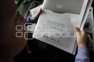 RESULTADOS ADMISIÓN BUAP 2016