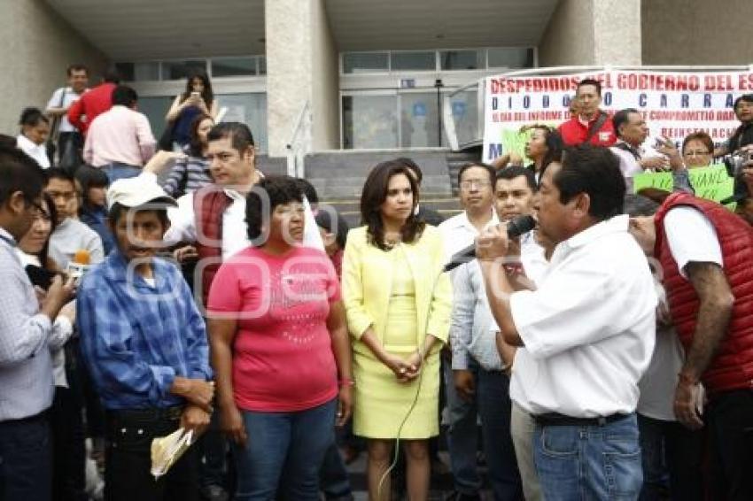 ELECCIONES . BLANCA ALCALÁ .DESPEDIDOS