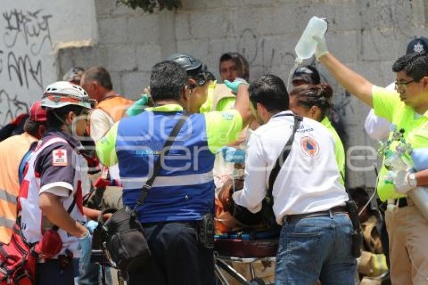 TRABAJADORES SEPULTADOS . CUAUTLANCINGO