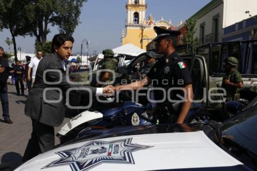 SAN PEDRO CHOLULA . JORNADA DE SEGURIDAD