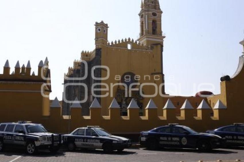 SAN PEDRO CHOLULA . JORNADA DE SEGURIDAD