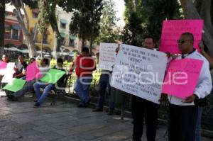 MANIFESTACION EX FUNCIONARIOS