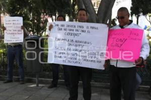 MANIFESTACION EX FUNCIONARIOS